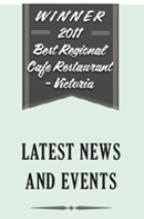 2011 Best Regional Cafe Restaurant, Victoria 